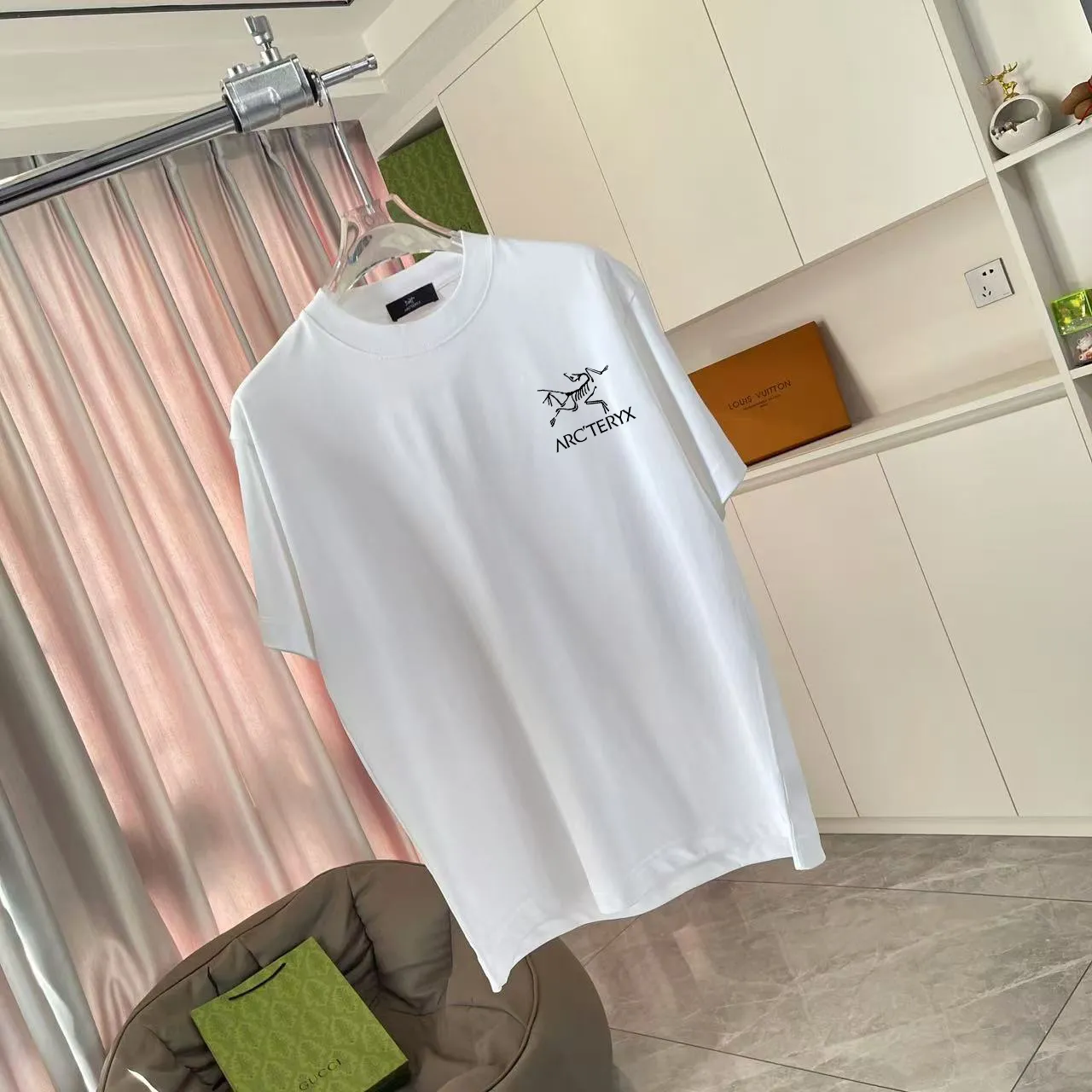 ARC'TERYX* 2025 New Arrival logo t g Same Style Size：S M L XL XXL ：Black White Green Blue Gray